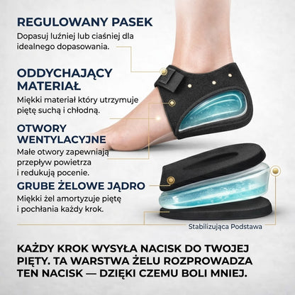 Zdrowa Noga™ Żelowe Wkładki pod Pięty