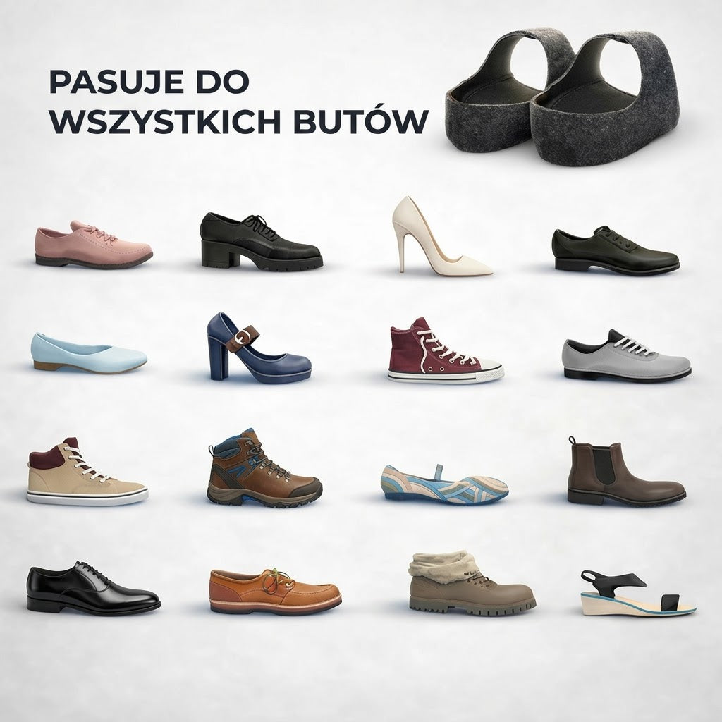 Zdrowa Noga™ Żelowe Wkładki pod Pięty